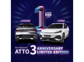 BYD Celebrates 1st Anniversary in Malaysia with Remarkable Milestones and BYD ATTO 3 Anniversary Limited Edition Launch