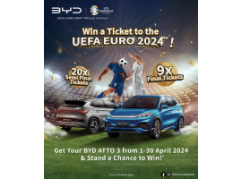 Sime Darby Motors Celebrates BYD’s Official Partnership with UEFA EURO 2024™ with an Exciting Campaign